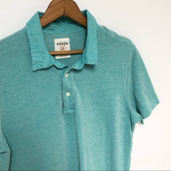 Fossil Polo Shirt Sz L - Picture 5 of 9